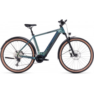 Elektrinis dviratis Cube Nuride Hybrid SLX 750 Allroad verde'n'black 2024