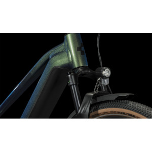 Elektrinis dviratis Cube Nuride Hybrid SLX 750 Allroad Trapeze verde'n'black 2024