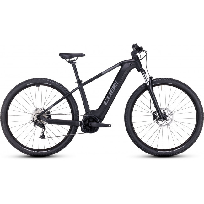Elektrinis dviratis Cube Reaction Hybrid Performance 500 27.5 black'n'grey 2024