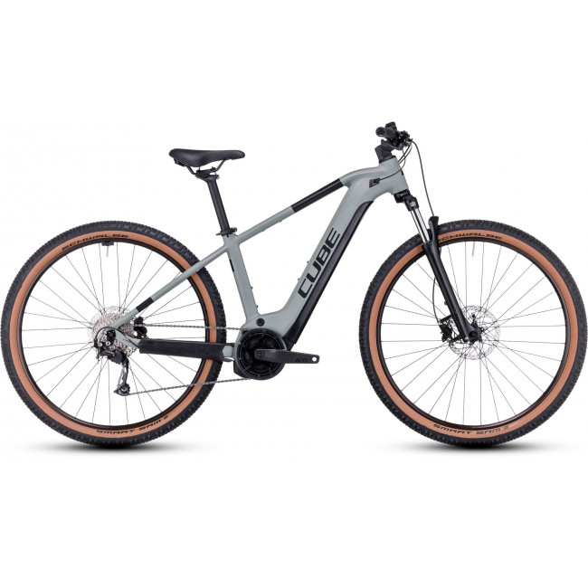 Elektrinis dviratis Cube Reaction Hybrid Performance 500 27.5 swampgrey'n'black 2024