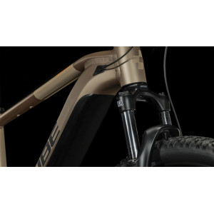 Elektrinis dviratis Cube Reaction Hybrid Performance 625 27.5 metallicbrown'n'orange 2024
