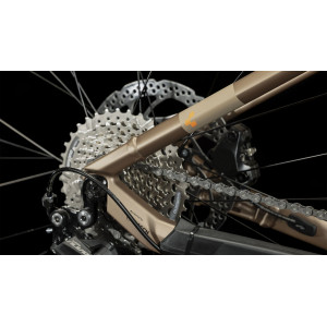 Elektrinis dviratis Cube Reaction Hybrid Performance 625 Trapeze 29 metallicbrown'n'orange 2024