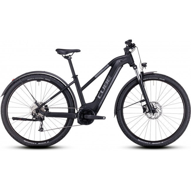 Elektrinis dviratis Cube Reaction Hybrid Performance 625 Allroad Trapeze 29 black'n'grey 2024