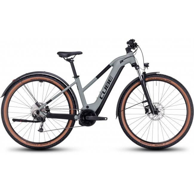 Elektrinis dviratis Cube Reaction Hybrid Performance 625 Allroad Trapeze 29 swampgrey'n'black 2024