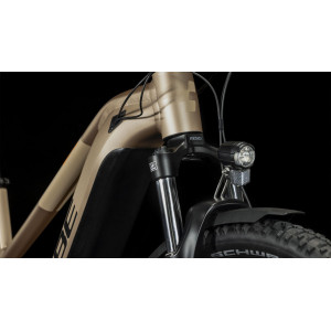 Elektrinis dviratis Cube Reaction Hybrid Performance 500 Allroad Trapeze 27.5 metallicbrown'n'orange 2024