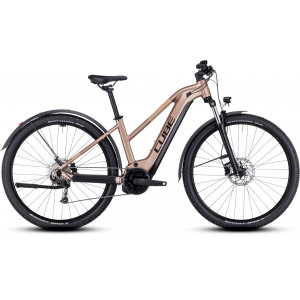 Elektrinis dviratis Cube Reaction Hybrid Performance 500 Allroad Trapeze 29 metallicbrown'n'orange 2024