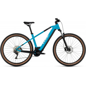Elektrinis dviratis Cube Reaction Hybrid ONE 500 27.5 skyblue'n'white 2024