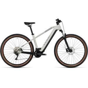 Elektrinis dviratis Cube Reaction Hybrid ONE 500 27.5 lightgrey'n'rose 2024