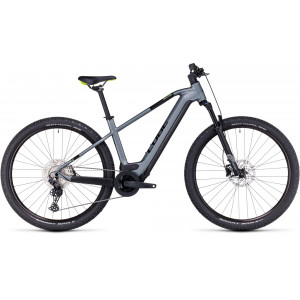 Elektrinis dviratis Cube Reaction Hybrid Pro 750 27.5 flashgrey'n'green 2024