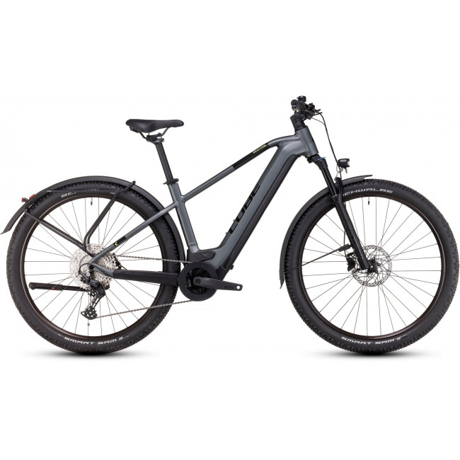 Elektrinis dviratis Cube Reaction Hybrid Pro 625 Allroad 27.5 flashgrey'n'green 2024