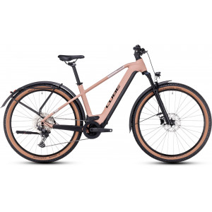 Elektrinis dviratis Cube Reaction Hybrid Pro 500 Allroad 29 blushrose'n'silver 2024