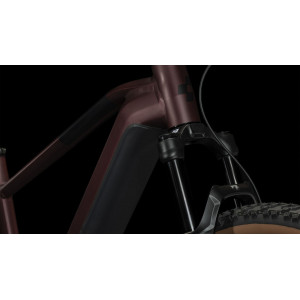 Elektrinis dviratis Cube Reaction Hybrid SLX 750 27.5 rubyred'n'black 2024