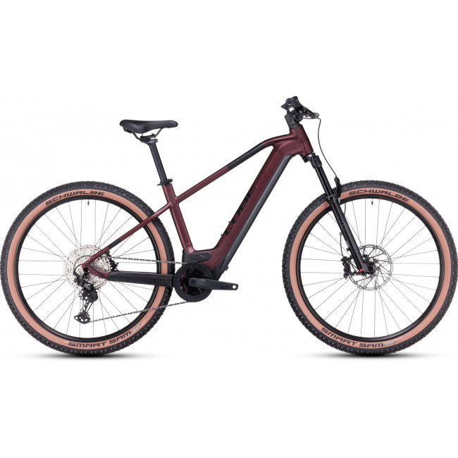 Elektrinis dviratis Cube Reaction Hybrid SLX 750 29 rubyred'n'black 2024