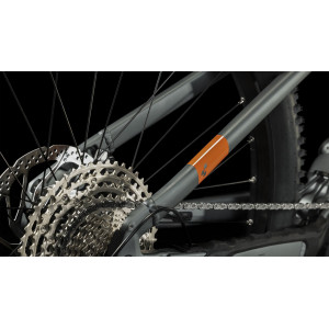 Elektrinis dviratis Cube Stereo Hybrid 120 Pro 750 27.5 flashgrey'n'orange 2024