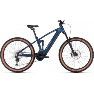 Elektrinis dviratis Cube Stereo Hybrid 120 Race 750 27.5 petrolblue'n'chrome 2024