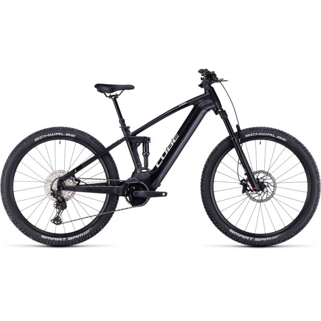 Elektrinis dviratis Cube Stereo Hybrid 120 SLX 750 27.5 black'n'metal 2024