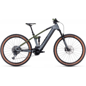 Elektrinis dviratis Cube Stereo Hybrid 120 TM 750 27.5 flashgrey'n'olive 2024