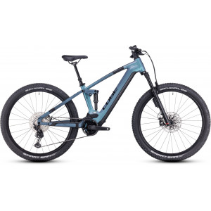 Elektrinis dviratis Cube Stereo Hybrid 120 ABS 750 27.5 smaragdgrey'n'blue 2024