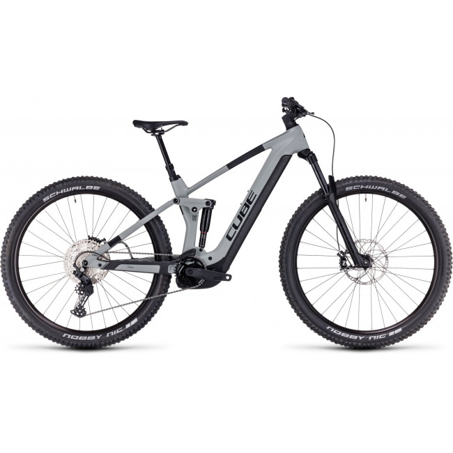 Elektrinis dviratis Cube Stereo Hybrid 140 HPC Pro 625 29 swampgrey'n'black 2024