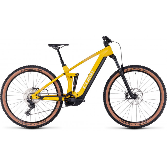 Elektrinis dviratis Cube Stereo Hybrid 140 HPC Pro 750 29 vivid'n'sun 2024