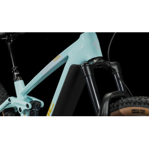 Elektrinis dviratis Cube Stereo Hybrid 140 HPC Race 750 27.5 dazzle'n'orange 2024