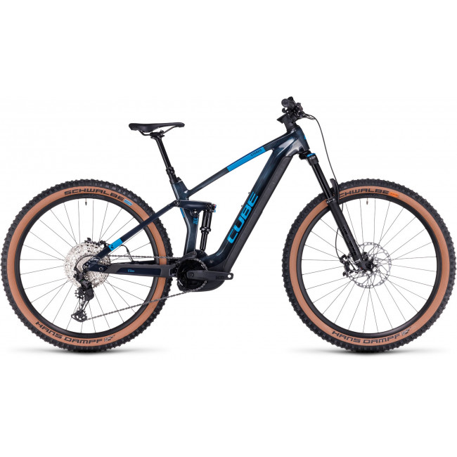 Elektrinis dviratis Cube Stereo Hybrid 140 HPC SLX 750 29 liquidblue'n'blue 2024