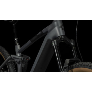 Elektrinis dviratis Cube Stereo Hybrid 160 HPC Race 625 27.5 grey'n'metal 2024