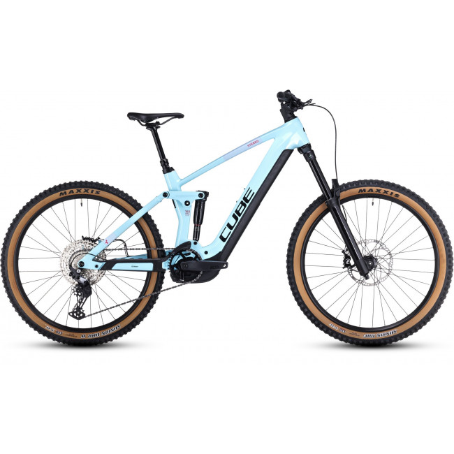 Elektrinis dviratis Cube Stereo Hybrid 160 HPC Race 625 27.5 iceblue'n'black 2024