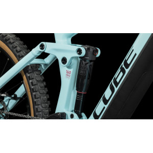 Elektrinis dviratis Cube Stereo Hybrid 160 HPC Race 750 27.5 iceblue'n'black 2024