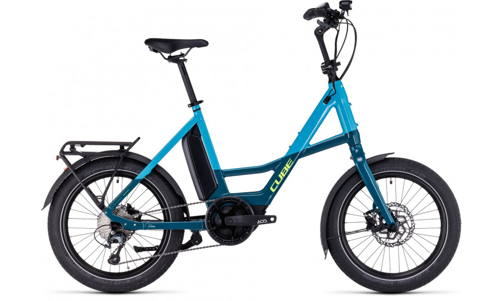 Elektrinis dviratis Cube Compact Sport Hybrid 500 blue'n'lime 2024 - 1