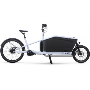 Elektrinis dviratis Cube Cargo Hybrid 500 flashwhite'n'black 2024