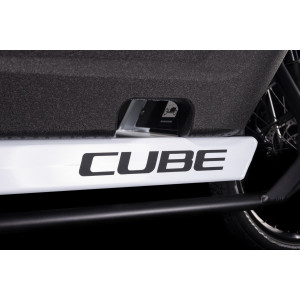 Elektrinis dviratis Cube Cargo Hybrid 500 flashwhite'n'black 2024