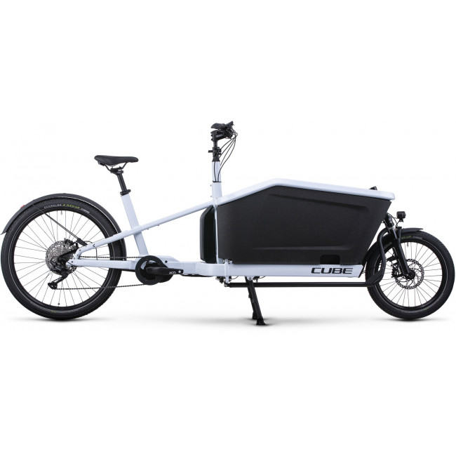 Elektrinis dviratis Cube Cargo Sport Hybrid 500 flashwhite'n'black 2024