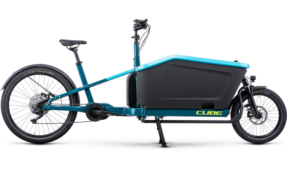 Elektrinis dviratis Cube Cargo Sport Hybrid 500 blue'n'lime 2024 - 1