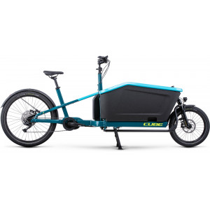 Elektrinis dviratis Cube Cargo Sport Dual Hybrid 1000 blue'n'lime 2024