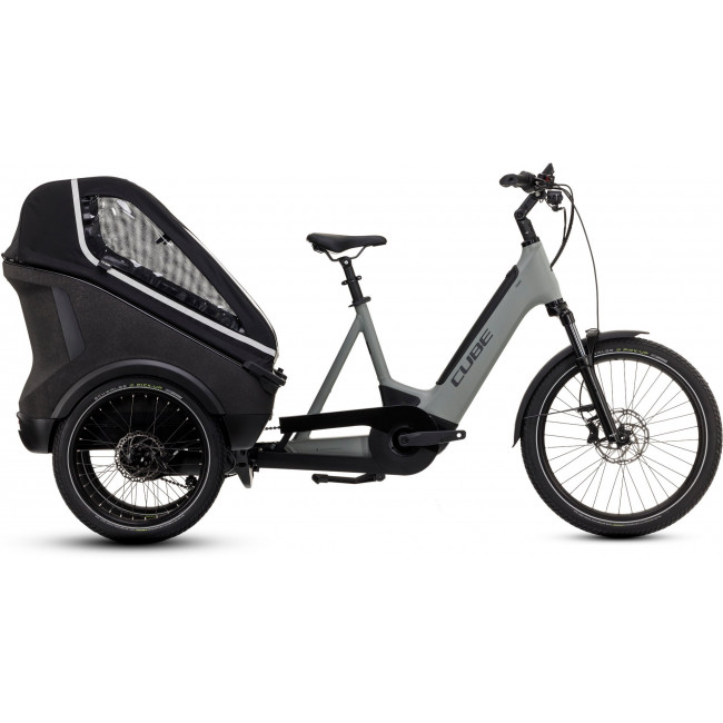 Elektrinis dviratis Cube Trike Family Hybrid 750 swampgrey'n'reflex 2024