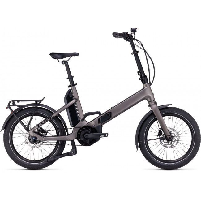 Elektrinis dviratis Cube Fold Hybrid 500 teak'n'black 2024