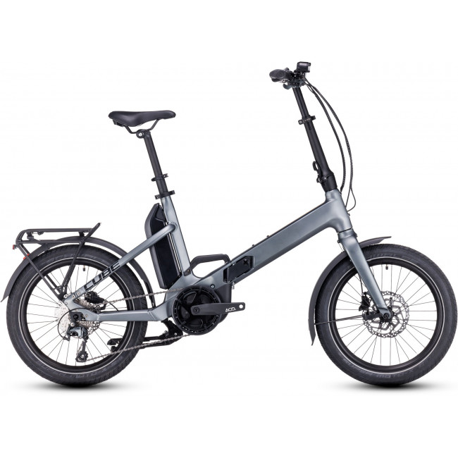 Elektrinis dviratis Cube Fold Sport Hybrid 500 flashgrey'n'black 2024