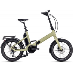 Elektrinis dviratis Cube Fold Sport Hybrid 500 green'n'black 2024