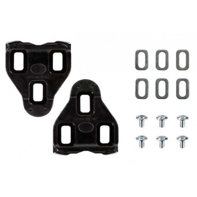 Plokštelės pedalams Look Delta black 0°