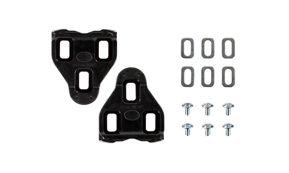 Plokštelės pedalams Look Delta black 0° - 1